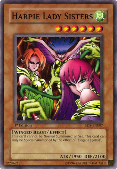 Harpie Lady Sisters | SD8-EN007